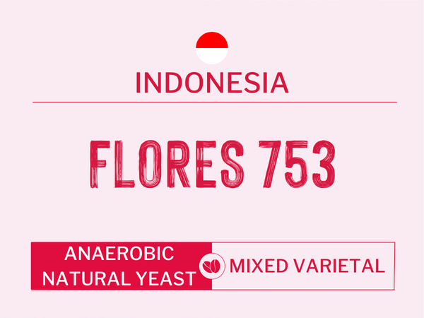 Flores Lot 753, Indonesia | Anaerobic Natural Yeast | Mixed Varietal