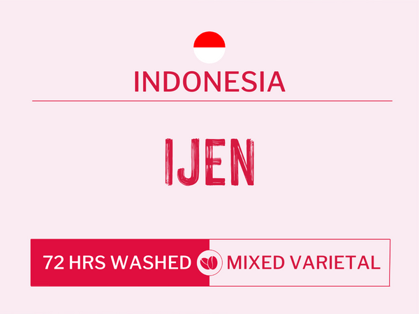 Ijen, Indonesia | 72hrs Washed | Mixed Varietal