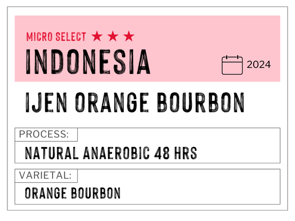 Ijen Orange Bourbon, Indonesia | Natural Anaerobic
